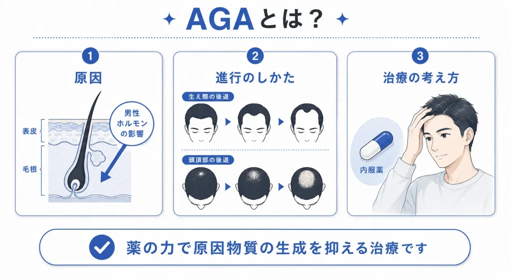 AGA(男性型脱毛症)とは