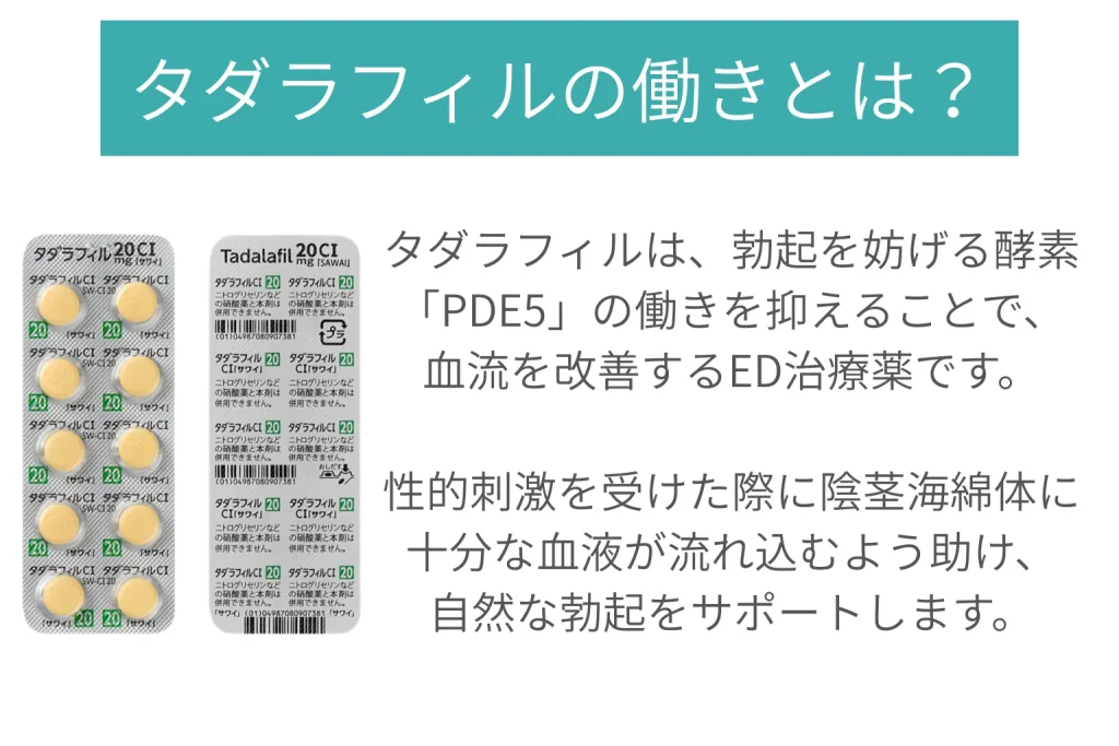 タダラフィルについての説明