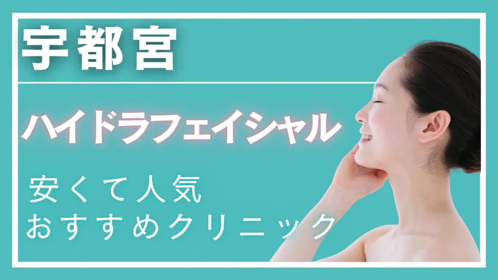 宇都宮ハイドラフェイシャルの紹介記事
