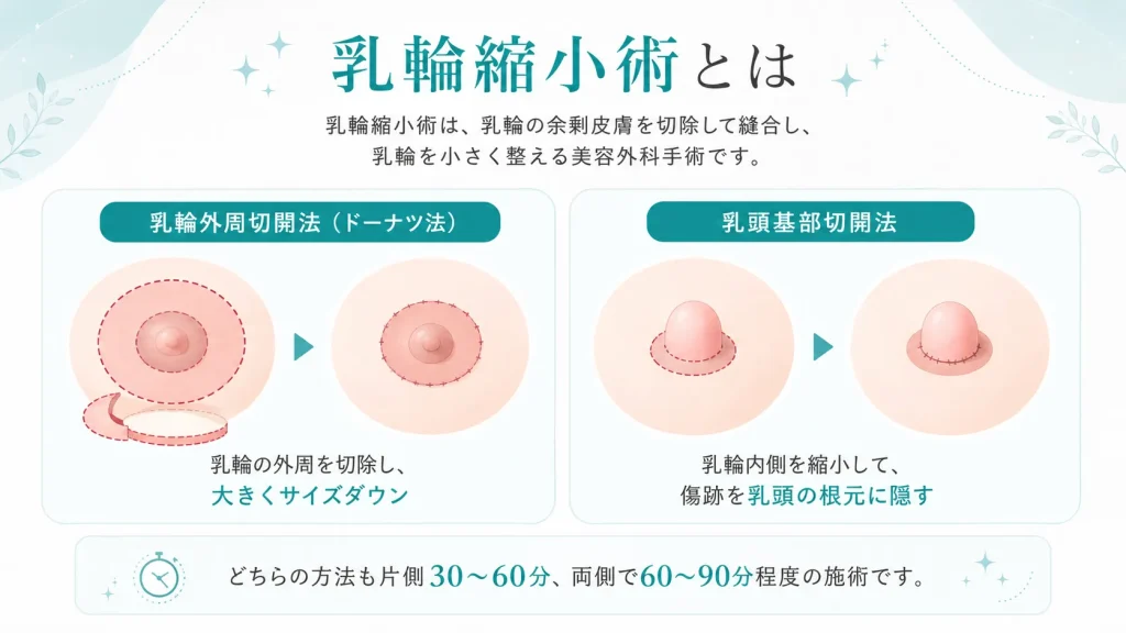乳輪縮小術とは
