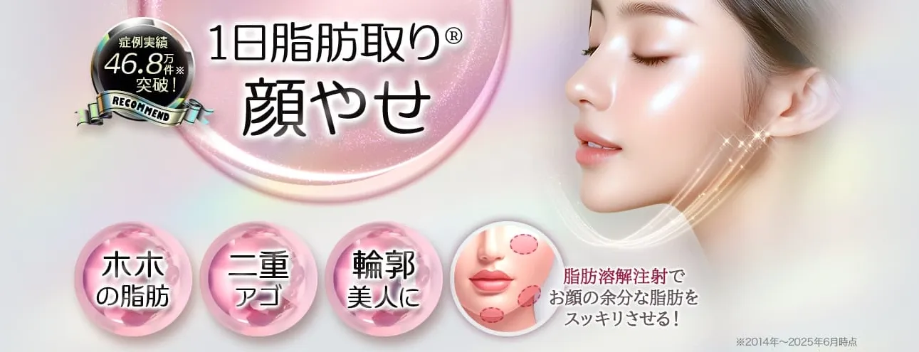 品川美容外科1日脂肪取り® 顔やせ